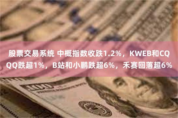 股票交易系统 中概指数收跌1.2%，KWEB和CQQQ跌超1%，B站和小鹏跌超6%，禾赛回落超6%