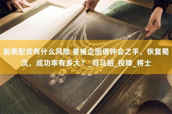 股票配资有什么风险 姜维企图借钟会之手，恢复蜀汉，成功率有多大？_司马昭_投降_将士