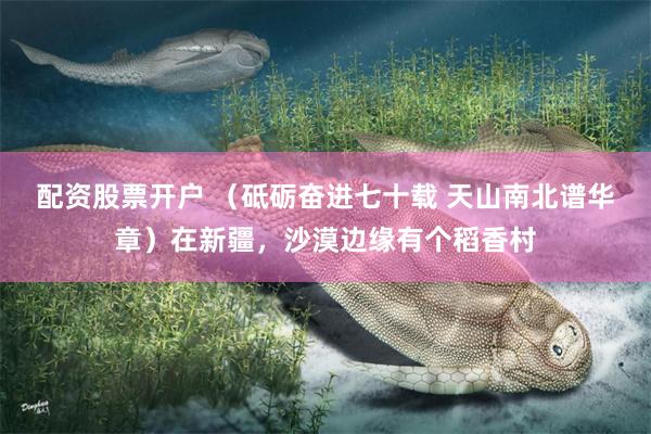 配资股票开户 （砥砺奋进七十载 天山南北谱华章）在新疆，沙漠边缘有个稻香村